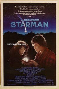 e551 STARMAN one-sheet movie poster '84 John Carpenter, Jeff Bridges