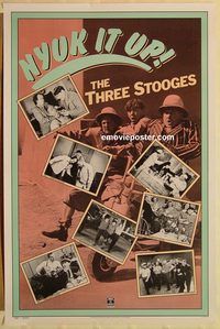 e413 NYUK IT UP video one-sheet movie poster '84 The Three Stooges!
