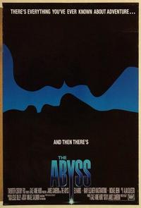 f011 ABYSS int'l one-sheet movie poster '89 James Cameron, Mastrantonio