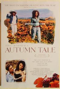f041 AUTUMN TALE DS one-sheet movie poster '98 Eric Rohmer, French!