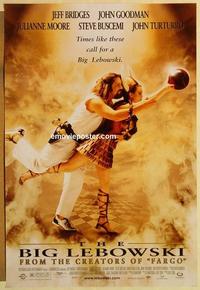 f084 BIG LEBOWSKI DS one-sheet movie poster '98 Jeff Bridges, John Goodman