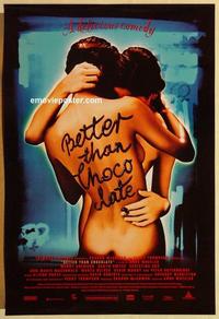f077 BETTER THAN CHOCOLATE DS one-sheet movie poster '99 Anne Wheeler, sexy!