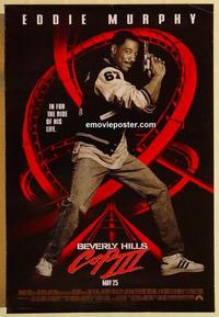 f079 BEVERLY HILLS COP 3 DS advance one-sheet movie poster '94 Eddie Murphy