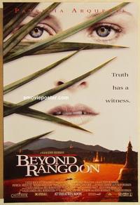 f080 BEYOND RANGOON DS advance one-sheet movie poster '95 Arquette, Boorman