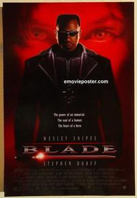 f093 BLADE DS one-sheet movie poster '98 Wesley Snipes, vampire