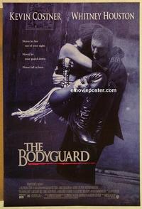 f099 BODYGUARD DS one-sheet movie poster '92 Kevin Costner, Houston