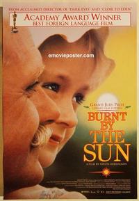 f117 BURNT BY THE SUN one-sheet movie poster '94 Russian family relations!