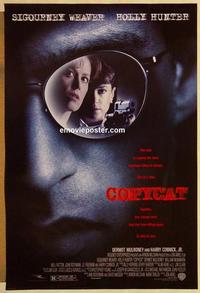 f158 COPYCAT one-sheet movie poster '95 Sigourney Weaver, Holly Hunter