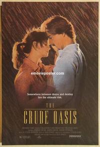 f168 CRUDE OASIS DS one-sheet movie poster '95 Jennifer Taylor, Shields