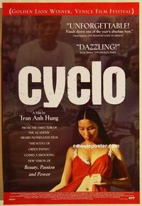 f175 CYCLO one-sheet movie poster '95 Anh Hung Tran, Vietnamese crime!