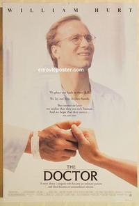 f199 DOCTOR DS one-sheet movie poster '91 William Hurt, Perkins