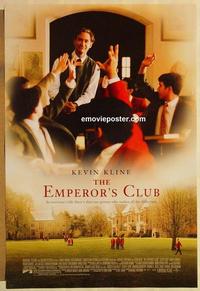 f214 EMPEROR'S CLUB DS one-sheet movie poster '02 Kevin Kline, Emile Hirsch