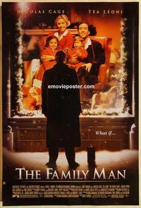 f230 FAMILY MAN DS one-sheet movie poster '00 Nicolas Cage, Tea Leoni