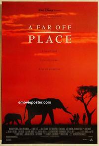 f233 FAR OFF PLACE DS one-sheet movie poster '93 Disney, Reese Witherspoon