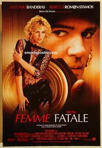 f240 FEMME FATALE DS one-sheet movie poster '02 sexy Rebecca Romijn-Stamos!