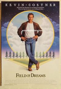 f242 FIELD OF DREAMS one-sheet movie poster '89 Kevin Costner, baseball!