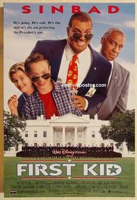 f248 FIRST KID DS one-sheet movie poster '96 Sinbad, Brock Pierce