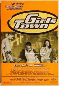 f278 GIRLS TOWN one-sheet movie poster '96 high school teens!