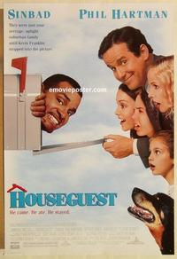 f317 HOUSE GUEST DS one-sheet movie poster '95 Phil Hartman, Sinbad