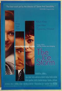 f332 ICE STORM one-sheet movie poster '97 Ang Lee, Kevin Kline, Joan Allen