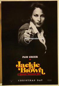 f358 JACKIE BROWN teaser one-sheet movie poster '97 Tarantino, Pam Grier