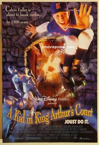 f373 KID IN KING ARTHUR'S COURT DS one-sheet movie poster '95 Walt Disney