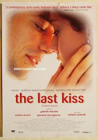 f386 LAST KISS one-sheet movie poster '01 Gabriele Muccino, Stefano Accorsi