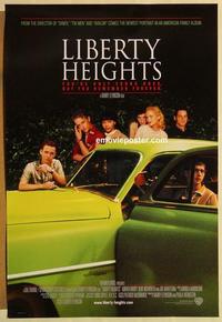 f401 LIBERTY HEIGHTS DS one-sheet movie poster '99 Barry Levinson, Brody