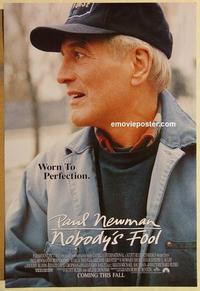 f491 NOBODY'S FOOL DS advance one-sheet movie poster '94 Paul Newman