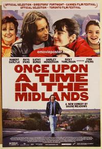 f497 ONCE UPON A TIME IN THE MIDLANDS one-sheet movie poster '02 Carlyle