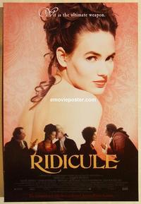 f567 RIDICULE one-sheet movie poster '96 Patrice Leconte, Fanny Ardant