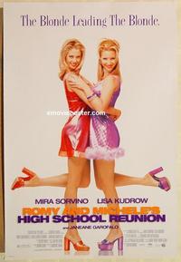 f572 ROMY & MICHELE'S HIGH SCHOOL REUNION DS one-sheet movie poster '97