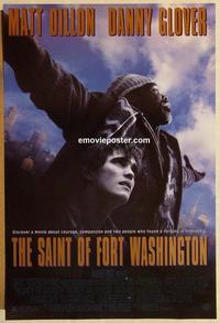 f577 SAINT OF FORT WASHINGTON DS one-sheet movie poster '93 Danny Glover