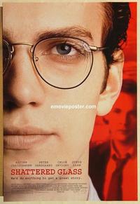 f596 SHATTERED GLASS DS one-sheet movie poster '03 Hayden Christensen