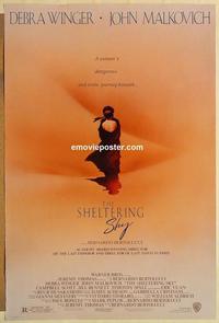 f597 SHELTERING SKY one-sheet movie poster '90 Bernardo Bertolucci, Winger