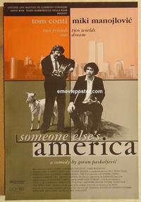 f618 SOMEONE ELSE'S AMERICA one-sheet movie poster '95 immigration!