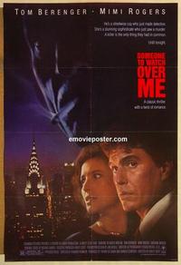 f619 SOMEONE TO WATCH OVER ME one-sheet movie poster '87 Ridley Scott