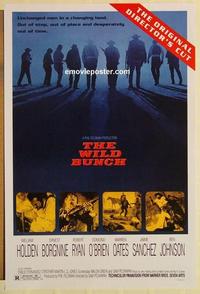 f736 WILD BUNCH one-sheet movie poster R95 Sam Peckinpah classic!