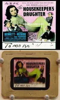 g058 HOUSEKEEPER'S DAUGHTER movie glass lantern slide '39 Joan Bennett