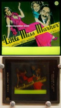 g212 LITTLE MISS MARKER movie glass lantern slide '34 Shirley Temple