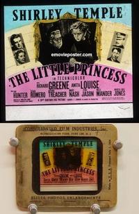 g217 LITTLE PRINCESS movie glass lantern slide '39 Shirley Temple