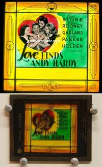 g237 LOVE FINDS ANDY HARDY movie glass lantern slide '38 Judy Garland