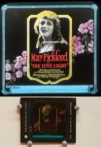 g242 LOVE LIGHT movie glass lantern slide '21 Mary Pickford