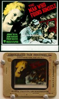 g277 MAN WHO FOUND HIMSELF movie glass lantern slide '37 Joan Fontaine