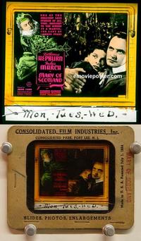g292 MARY OF SCOTLAND movie glass lantern slide '36 Katharine Hepburn