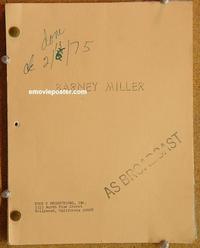 g005 BARNEY MILLER original TV script '74 TV series, Hal Linden
