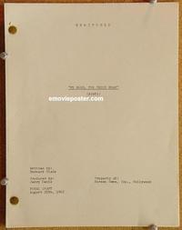 g007 BEWITCHED original TV script 8-25-65 Elizabeth Montgomery