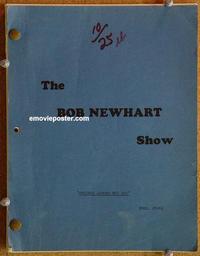 g010 BOB NEWHART SHOW original TV script 9-16-75 Pleshette