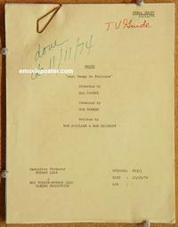 g029 MAUDE original TV script '74 Beatrice Arthur, Bill Macy
