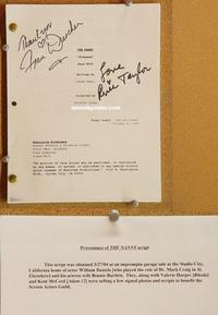 g031 NANNY signed original TV script '97 Fran Drescher
